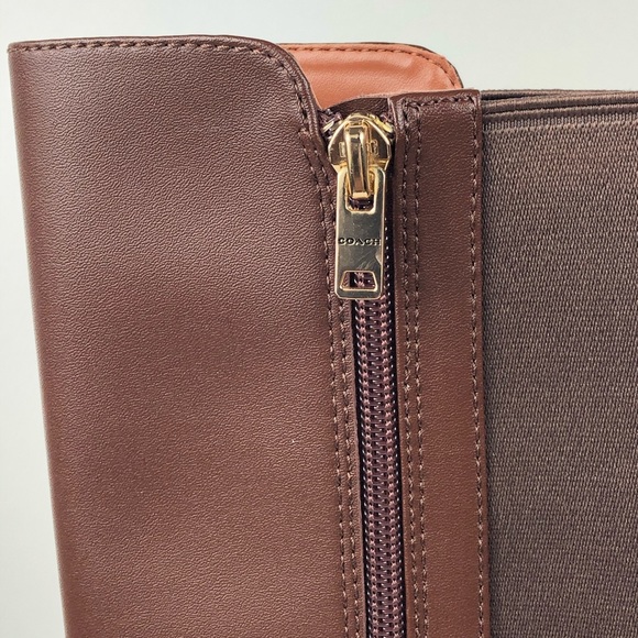 Coach women’s Farrah logo buckle tall riding boots - Picture 4 of 10